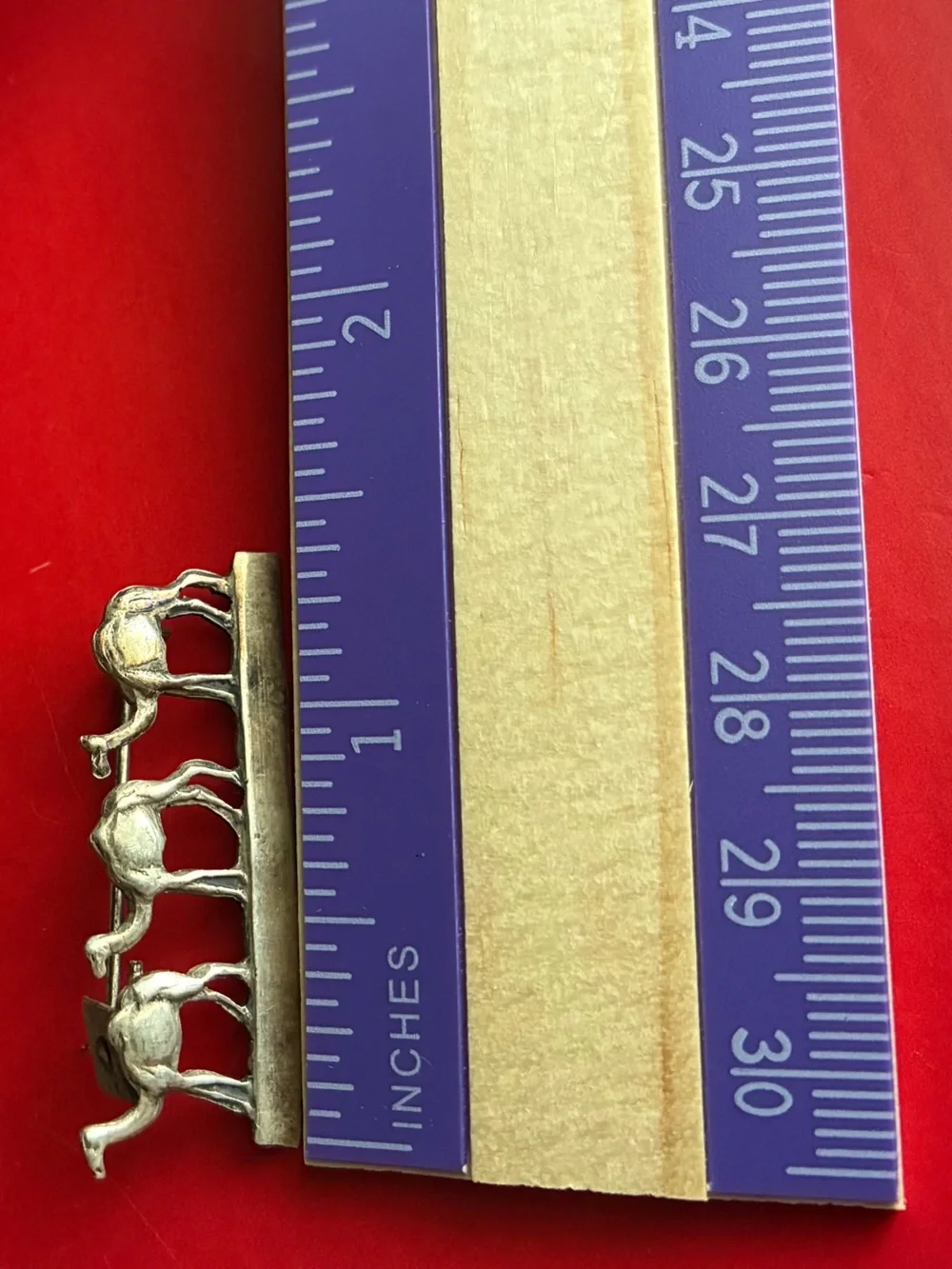 Vintage Silver Camel Caravan Brooch